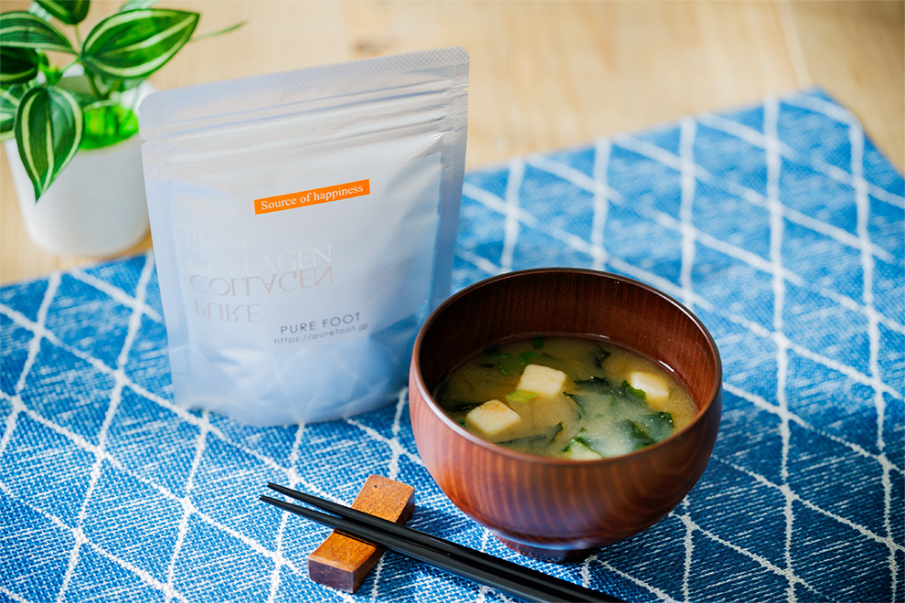 熱に強いから味噌汁にも入れられる